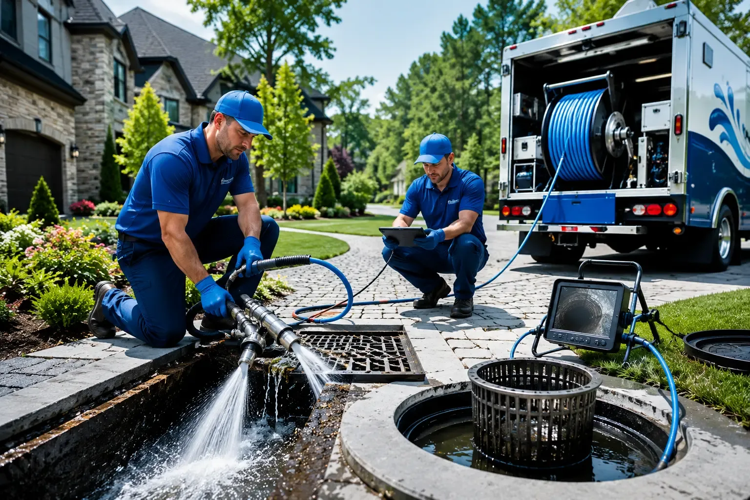 Local outdoor drain cleaning professionals in Newhall, CA