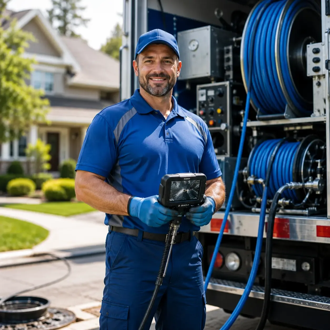 Local outdoor drain cleaning specialists in Newhall, CA